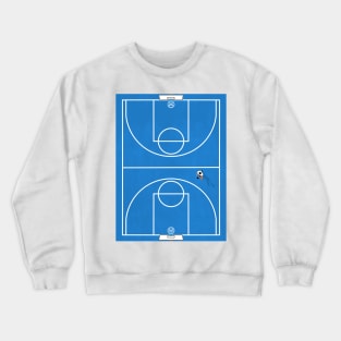 Basketball Court Crewneck Sweatshirt